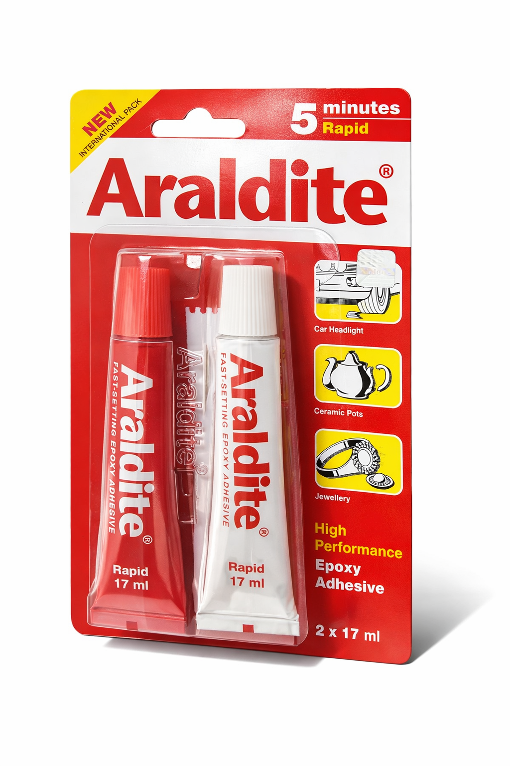 Araldite Rapid 5-Minute Epoxy Adhesive – 2 x 17 ml