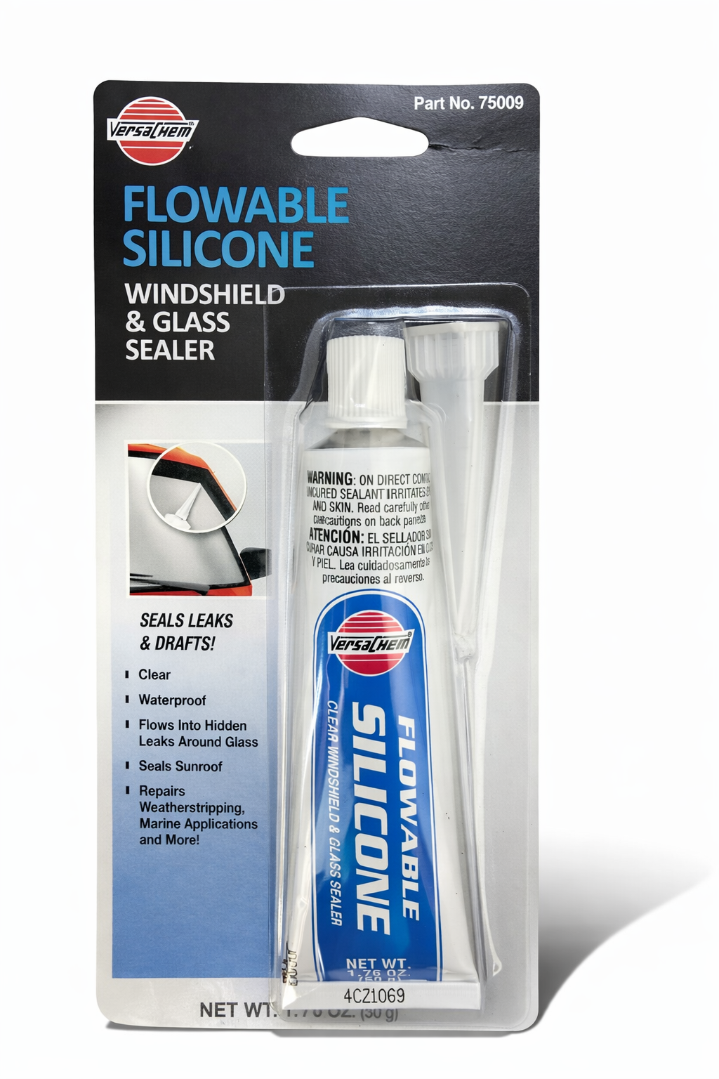 VersaChem Flowable Silicone Windshield & Glass Sealer – 50 g