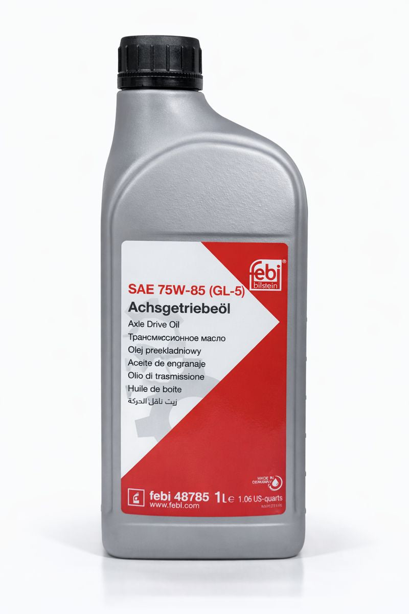 Febi Bilstein Axle Drive Oil SAE 75W-85 (GL-5) – 1L – Made in Germany (48785)