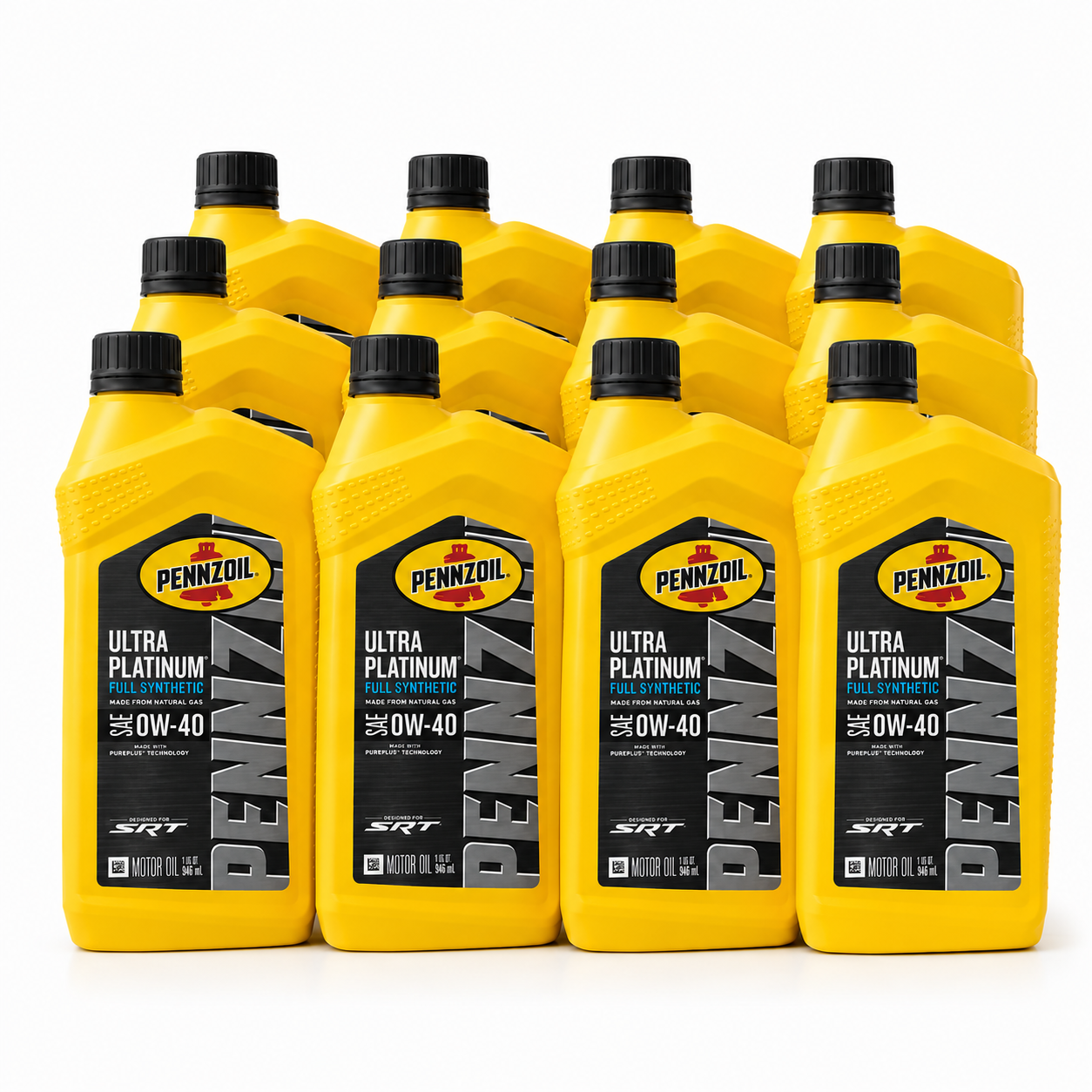 Pennzoil Ultra Platinum Full Synthetic SAE 0W-40 Motor Oil – 946ml (Pack of 12)
