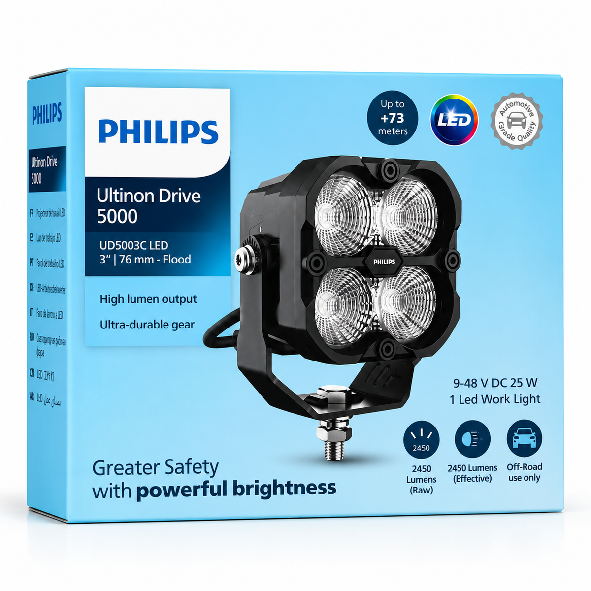 Philips Ultinon Drive 5000 3" LED Work Light 25W 2450LM – UD5003C