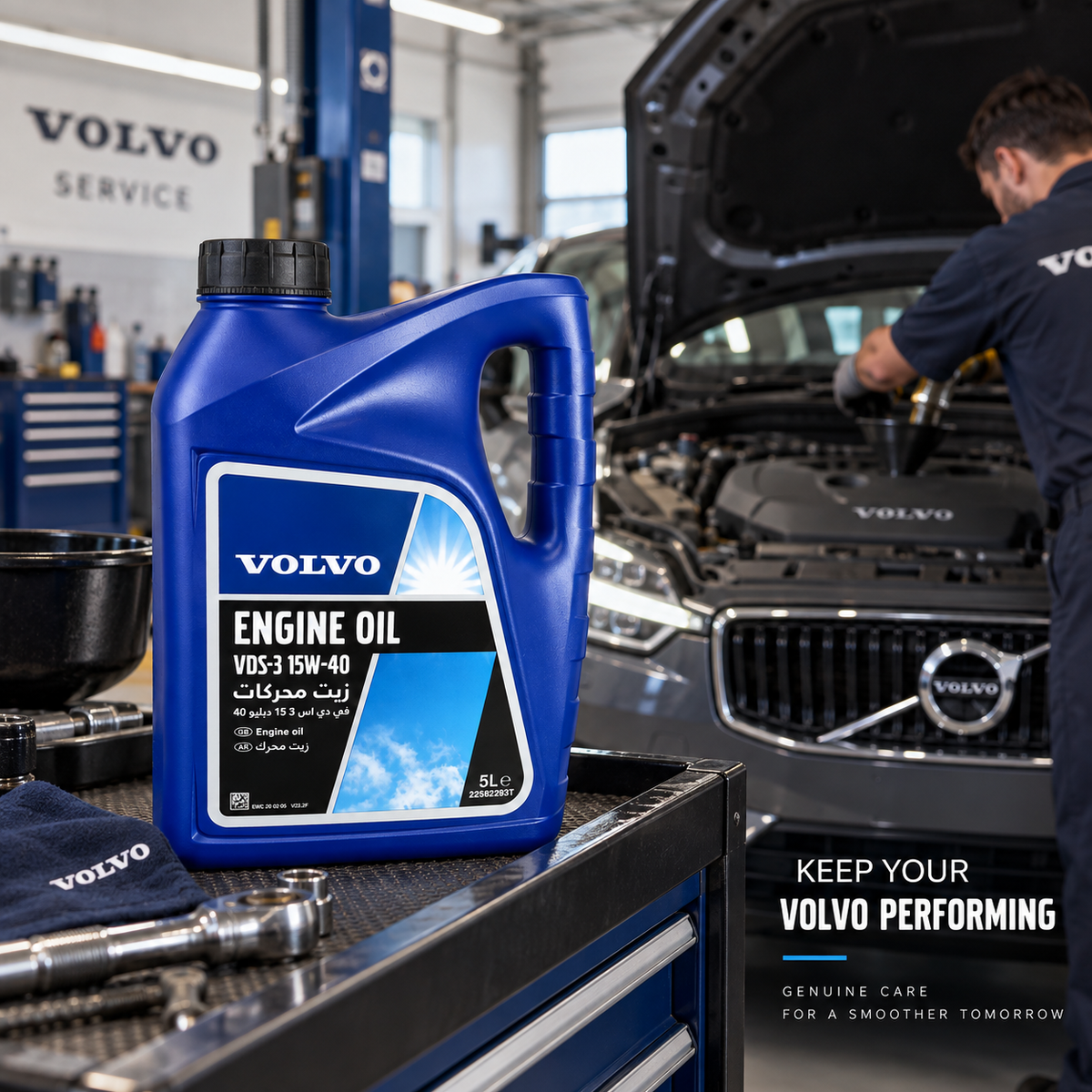 Volvo Genuine VDS-3 15W-40 Diesel Engine Oil 5L | 22582293
