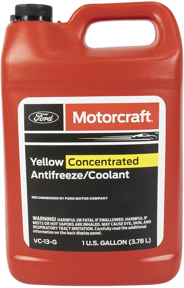 Genuine Motorcraft Yellow Concentrated Engine Coolant 1 Gallon (VC-13-G-1)