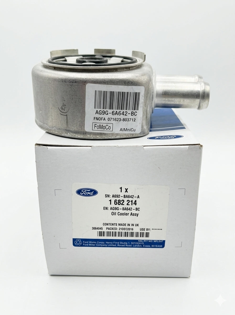 Genuine Ford OEM Engine Oil Cooler Assembly 1682214 AG9G-6A642-BC