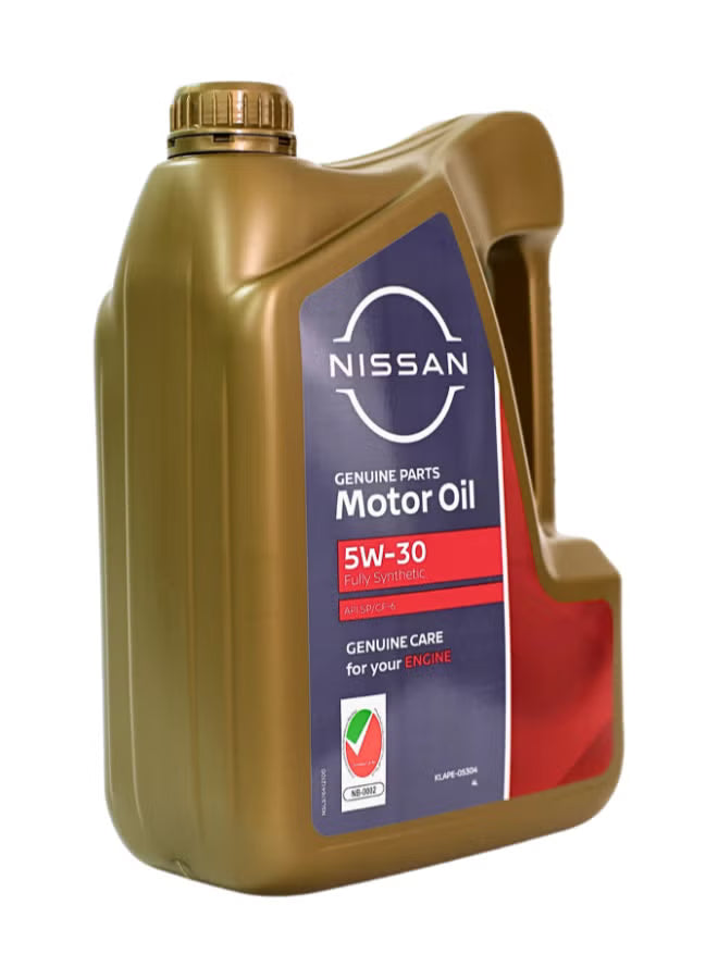 Nissan Genuine 5W-30 Fully Synthetic Motor Oil – 4L