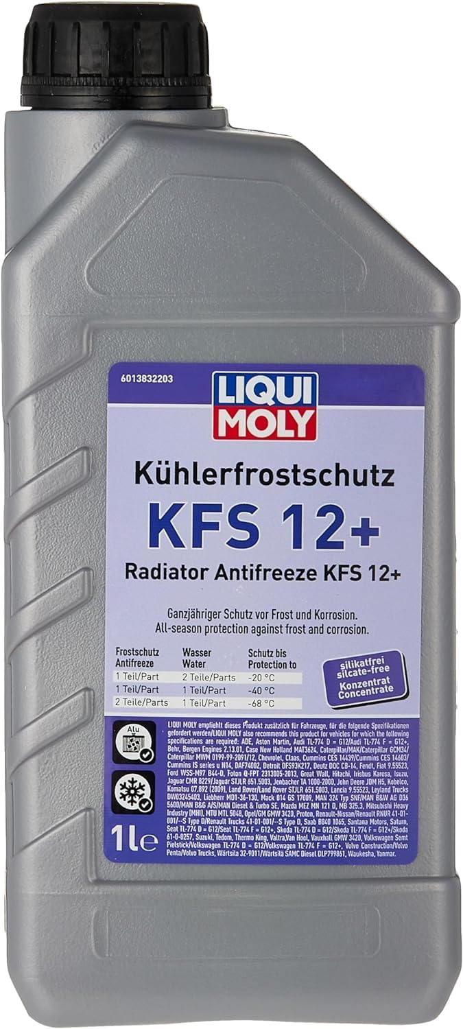 Coolant & Antifreeze Ready Mix RAF 12+   6924Liqui Moly Coolant & Antifreeze Ready Mix RAF 12+ (6924)
