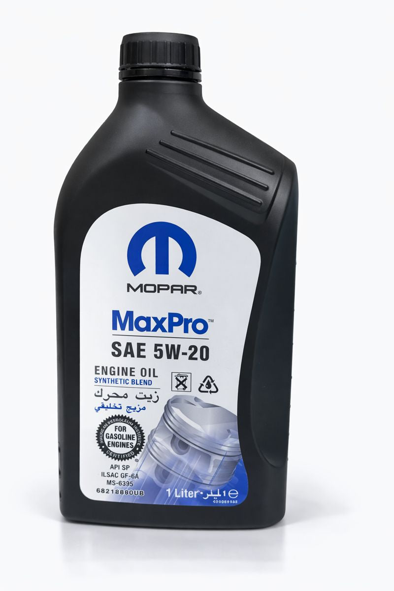 Mopar MaxPro SAE 5W-20 Synthetic Blend Engine Oil – 1L – For Gasoline Engines