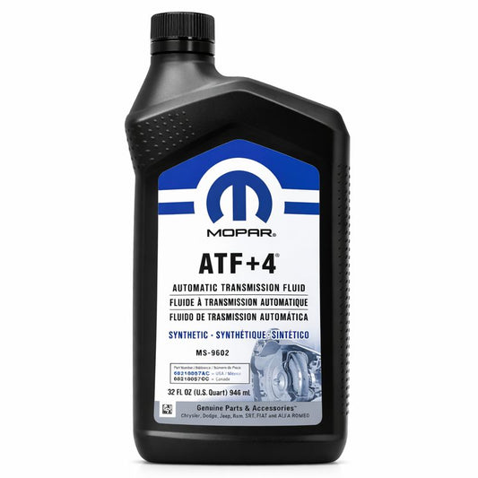 Mopar ATF+4® Automatic Transmission Fluid – Synthetic – 1 US Quart (946 ml)