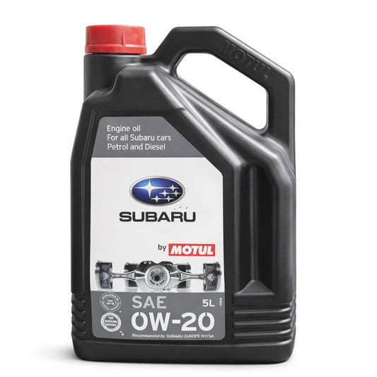 Subaru by Motul 0W-20 – 5L – Fully Synthetic Engine Oil