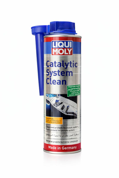 LIQUI MOLY Catalytic System Clean can on a white background