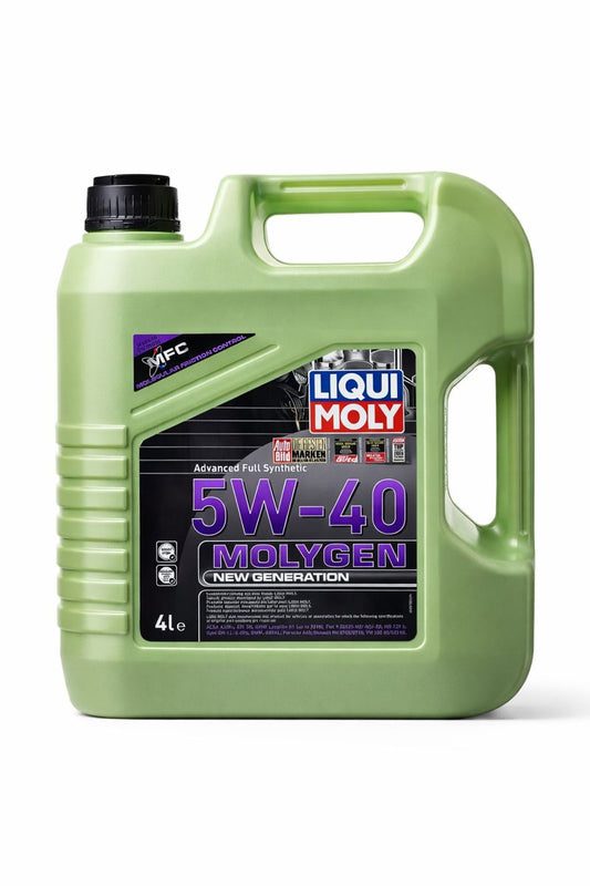 Liqui Moly Molygen Fully Synthetic 5W-40 Motor Oil – 4 Litres – Made in Germany
