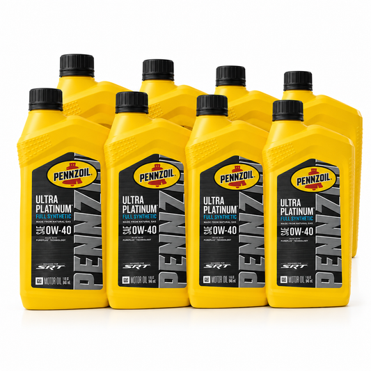 Pennzoil Ultra Platinum Full Synthetic SAE 0W-40 Motor Oil – 946ml (Pack of 8)