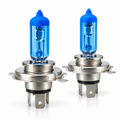 Philips DiamondVision H4 12V 60/55W Halogen Headlight Bulbs – White Light Pack of 2