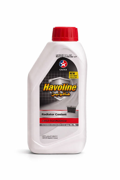 Havoline Radiator Coolant – Anti Corrosion – 1L – Ready to Use
