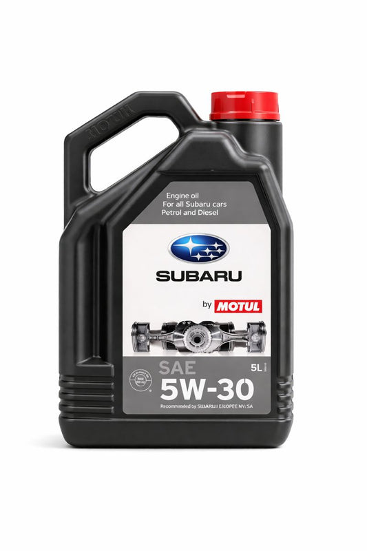 Subaru by Motul 5W-30 – 5L – Fully Synthetic Engine Oil (C2 Spec, OEM Approved)