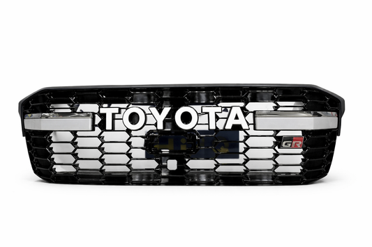Toyota Front GR-Style Grille – Black | Fits Toyota Hilux / Land Cruiser