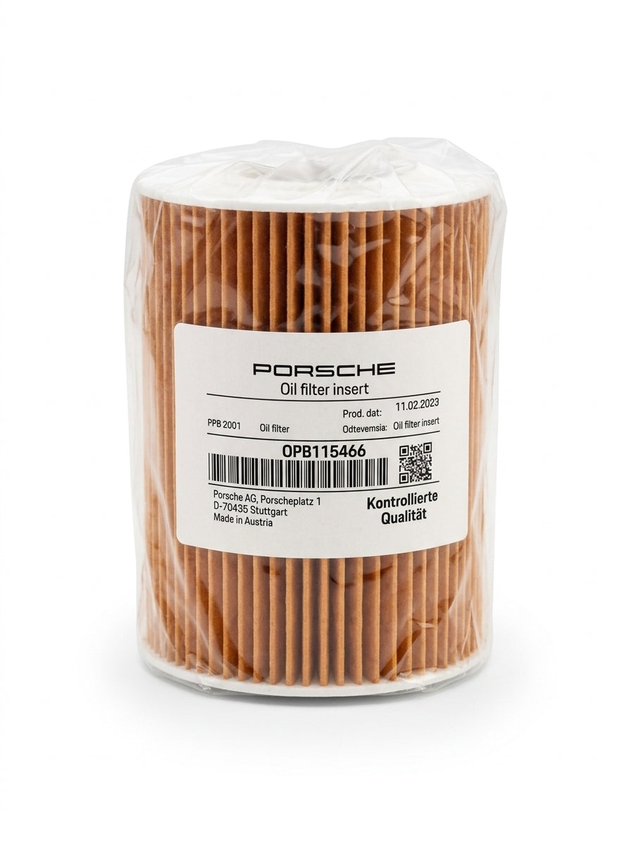Genuine Porsche Engine Oil Filter Element Insert OEM 0PB115466