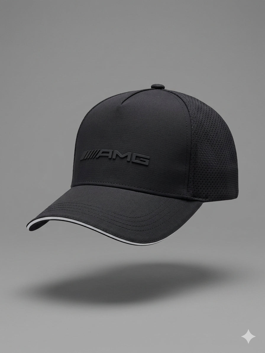 Genuine Mercedes-Benz AMG Performance Cap - Black Mesh, Adjustable